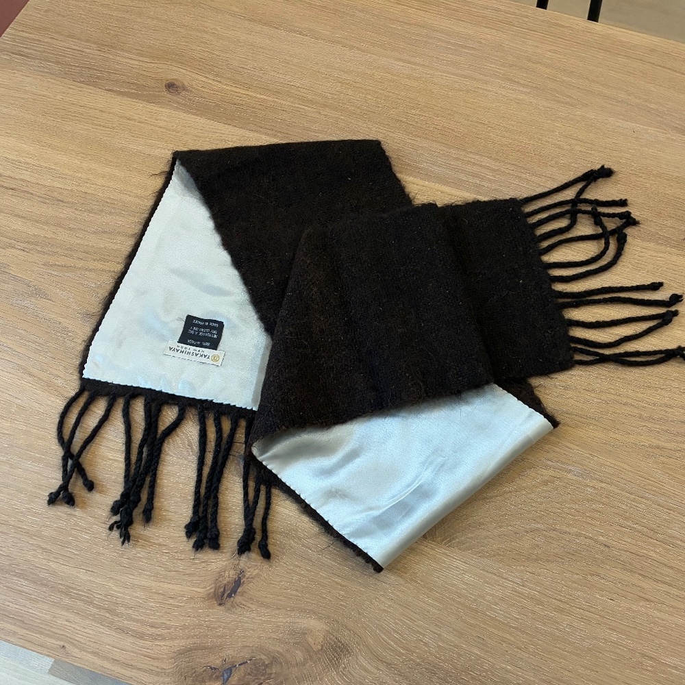 TAKASHIMAYA ALPACA SCARF